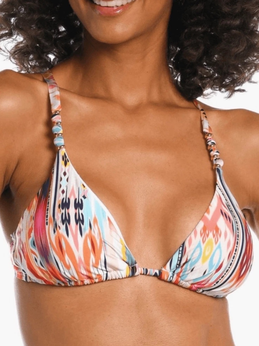 La Blanca Desert Dream Triangle Bikini Top size 10